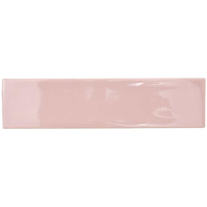 Rustic Wandtegel Stripe 7.5x30cm Stripe Glossy Pink